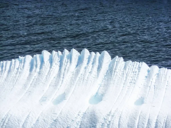 Antarctique Formes Textures Des Icebergs — Photo