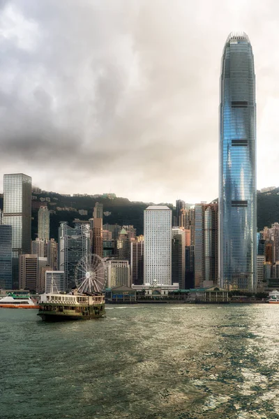 Star Ferry Crossing Victoria Harbour Hong Kong Island Hong Kong — Stock Photo, Image