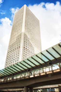Yaya geçit ve Merkez, Hong Kong - 24 Ekim 2016 evde Jardine: Bu eski Connaught merkezi olarak bilinen. 1972 yılında, Hong Kong ve Asya'nın en yüksek binası yapıldı.