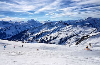 Avusturalya Alplerinde kayak yapmak