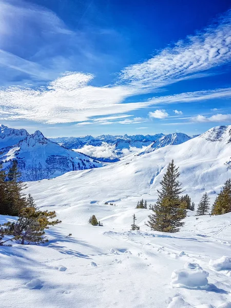 Damuls Avusturya Kayak — Stok fotoğraf