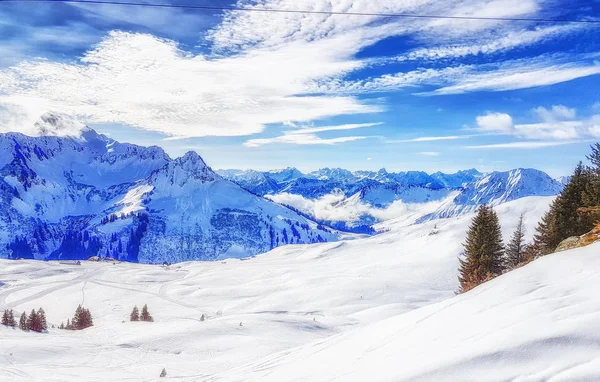 Vinter Konstigt Land Österrike — Stockfoto