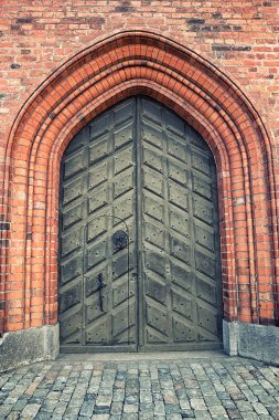 Yan kilise kapısına Riddarholmen Kilisesi
