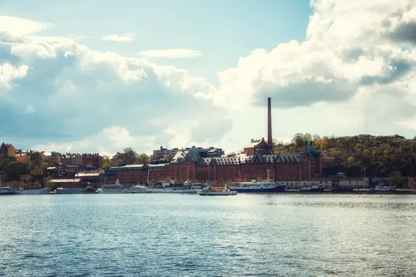 Munchenbryggeriet の眺め 醸造所 カンファレンスセンター ソーデルマルム ストックホルム スウェーデン — ストック写真