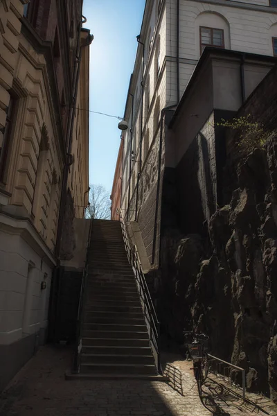 계단 및 자전거 — 스톡 사진