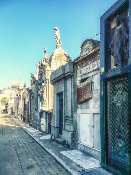 Friedhof von Recoleta. Buenos Aires, Argentinien — Stockfoto