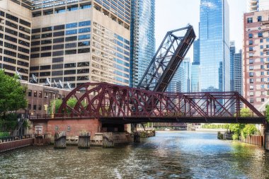 Kinzie Street Railroad Bridge, Chicago clipart