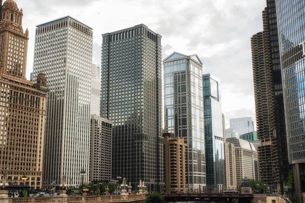 Arquitectura del centro de Chicago — Foto de Stock