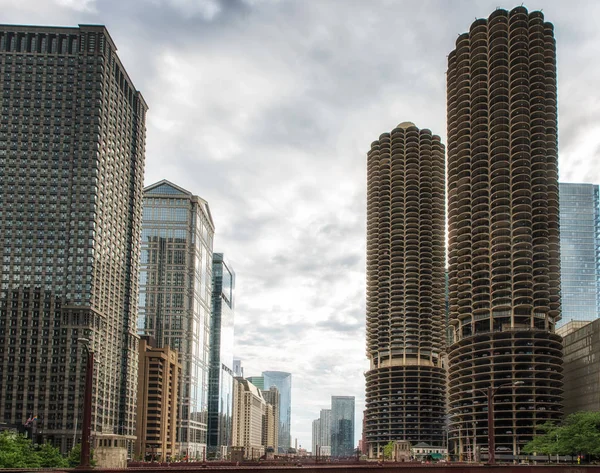 シカゴのダウンタウンのアーキテクチャ — ストック写真