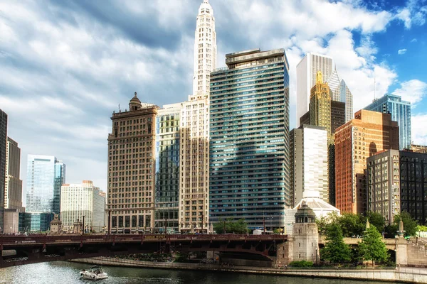 Arquitectura del centro de Chicago — Foto de Stock