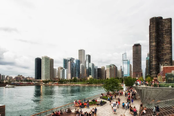 Chicago - Navy Pier View — Stock Fotó