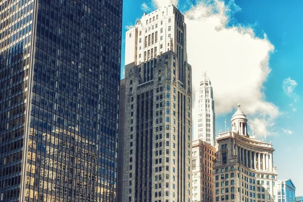 Városképet gazdagító épületnek szánták chicagói Illinois, Amerikai Egyesült Államok — Stock Fotó