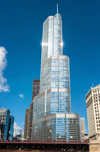 Trump Tower, Chicago, Illinois, Usa — Stock Fotó