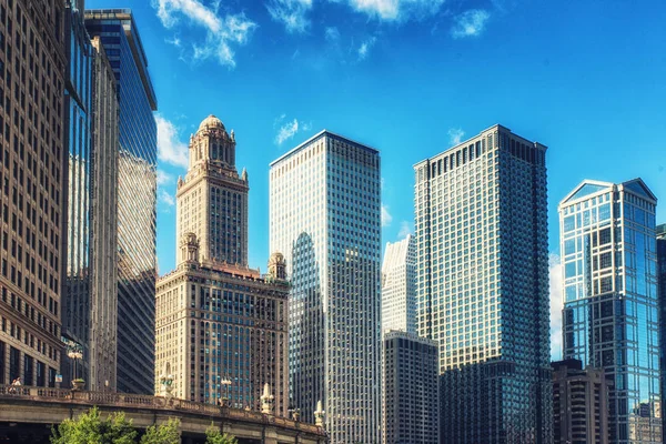 Cityscape Chicago Illinois, EE.UU. — Foto de Stock