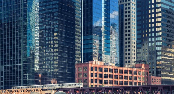 シカゴの高架鉄道 — ストック写真