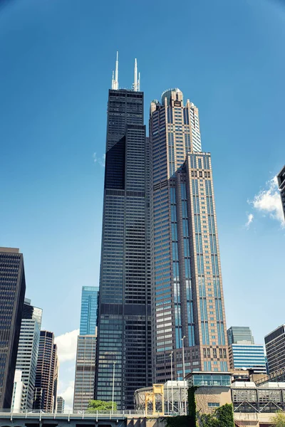 A Willis Tower, ismert, mint a Sears Tower — Stock Fotó