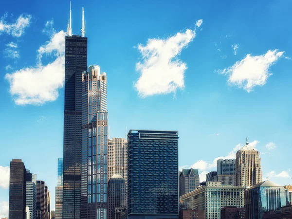 A Willis Tower Chicago City skyline — Stock Fotó