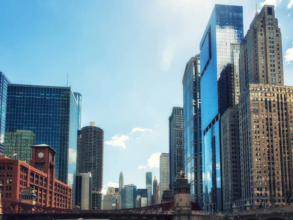 Cityscape Chicago, Illinios, Estados Unidos — Foto de Stock