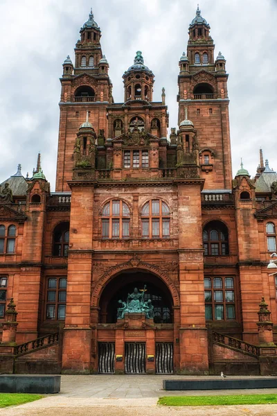 Kelvingrove Art Gallery i Glasgow, Skottland. — Stockfoto