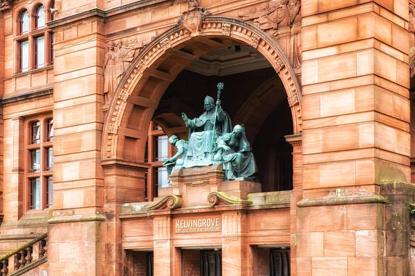 Kelvingrove Galeria de Arte em Glasgow, Escócia . — Fotografia de Stock