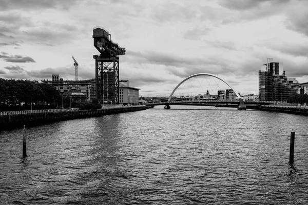 Rzeki Clyde Glasgow — Zdjęcie stockowe