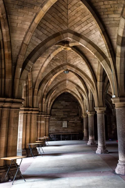 Glasgow Üniversitesi Cloisters — Stok fotoğraf