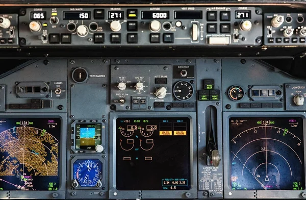 Aircraft Control Panel — Stock Photo, Image