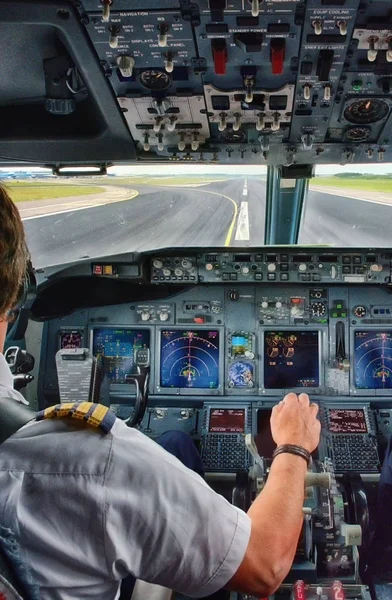 Piloter på jobbet — Stockfoto