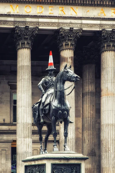 Herzog von Wellington-Statue, Glasgow — Stockfoto