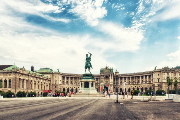 Císařský palác Hofburg Vídeň na den, Vídeň, Rakousko — Stock fotografie