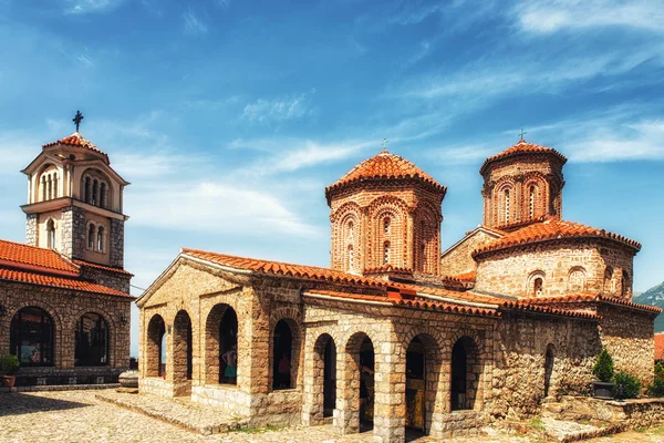 Igreja Ortodoxa Macedônica São Naum Complexo Mosteiro São Naum Lago — Fotografia de Stock