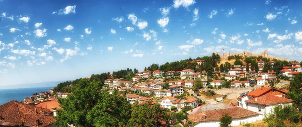 Republika Macedonii Ohrid Liście Światowego Dziedzictwa Unesco Centrum Miasta Nad — Zdjęcie stockowe