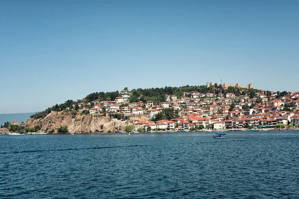 Ohrid Cityscape, listado como Património Mundial pelo centro da cidade da UNESCO — Fotografia de Stock