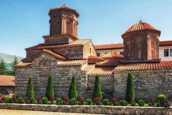 圣 naum 修道院，奥赫里德湖前南斯拉夫马其顿共和国 — 图库照片