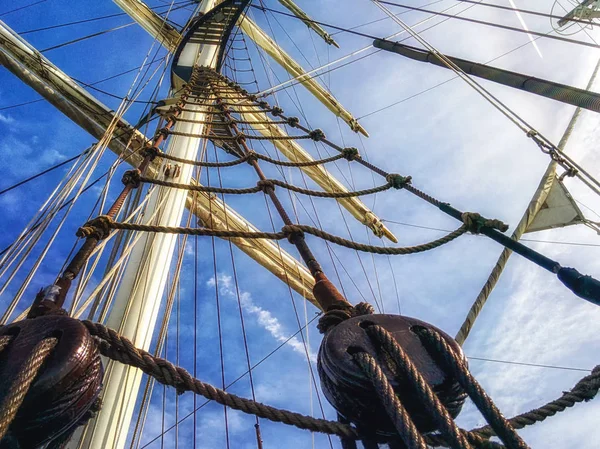 Old Sailboat Detail — Stock Photo, Image