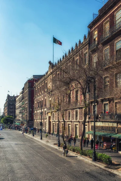 Zócalo, centro histórico, Ciudad de México — Foto de Stock