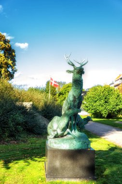 Geyik heykeli Copenhagen