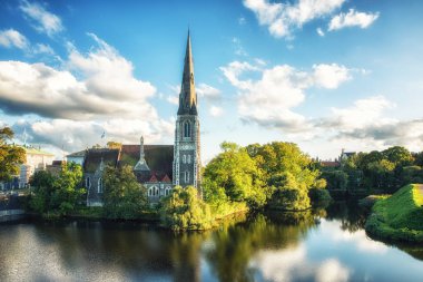 St. alban'ın Kilisesi, Kopenhag, Danimarka.