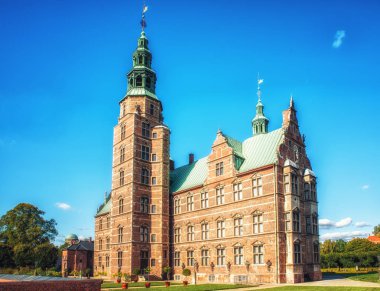 Danimarka'nın başkentine Copenhagen kalede Rosenborg Slot.