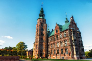 Danimarka'nın başkentine Copenhagen kalede Rosenborg Slot.