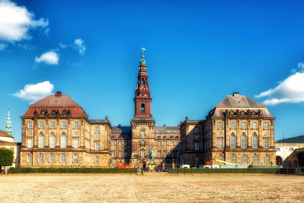 Kopenhagener Volksparlament Schloss Christiansborg — Stockfoto