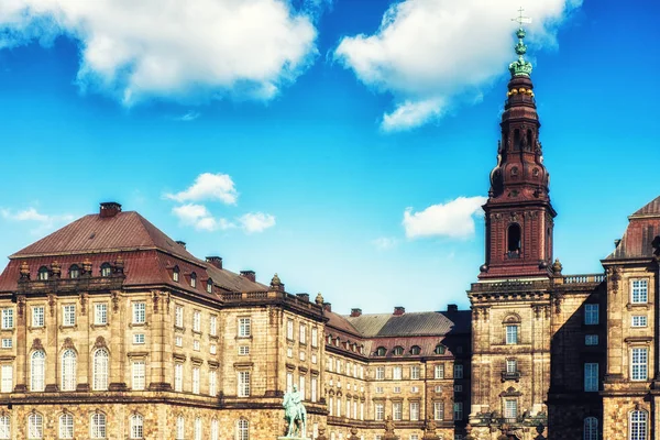 Kopenhagener Volksparlament Schloss Christiansborg — Stockfoto