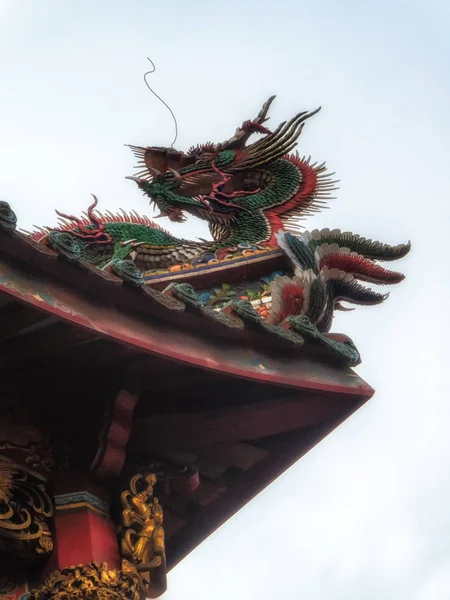 Longshan храм деталі, Тайбей, Тайвань — стокове фото