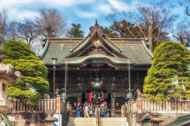 açık ana kapısına kadar Naritasan Tapınağı.