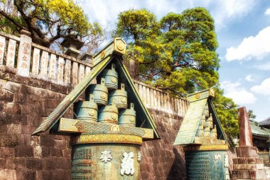 Cenaze urns, Naritasan shinshoji Tapınağı, Narita, Chiba, Japonya