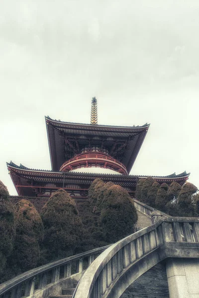 평화의 사원 탑, 나리타 산 신쇼지 불교 사원, Nar — 스톡 사진
