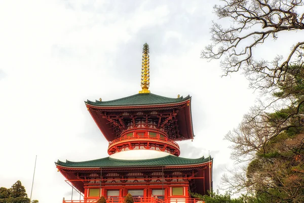 Temple of Peace pagoda, Naritasan shinshoji buddhist temple, Nar — Stock Photo, Image