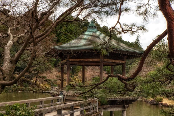 Pagoda nel giardino del Tempio di Narita — Foto Stock