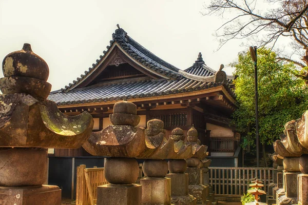 Japanse begraafplaats details — Stockfoto
