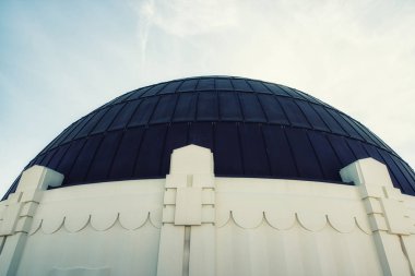 Los Angeles, Ca, Amerika Birleşik Devletleri - 02 Şubat 2018: Kubbe Griffith Parkı Gözlemevi